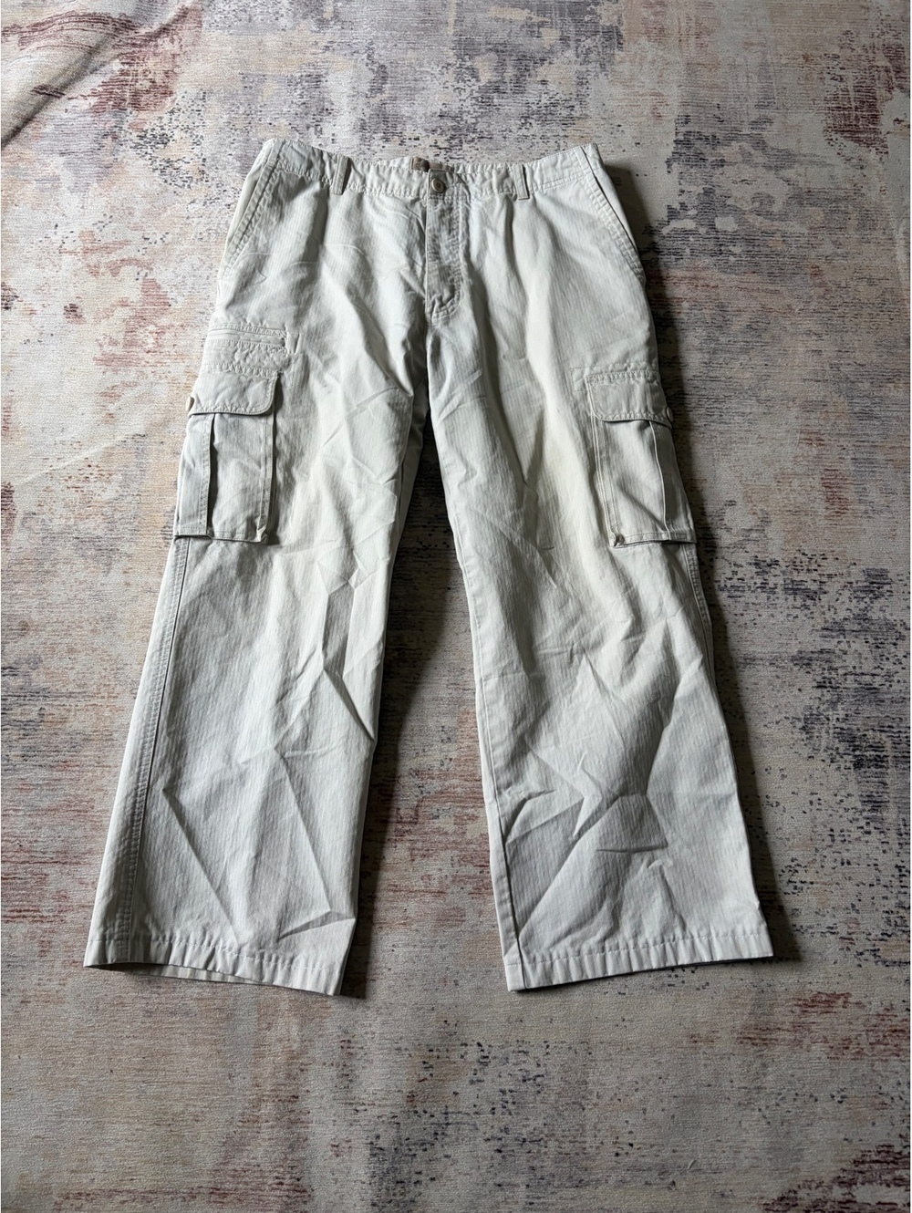 Denver Hayes white cargo pants size 34 32 mens